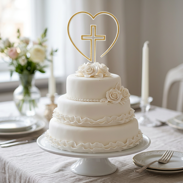 Kultainen risti 10,5cm