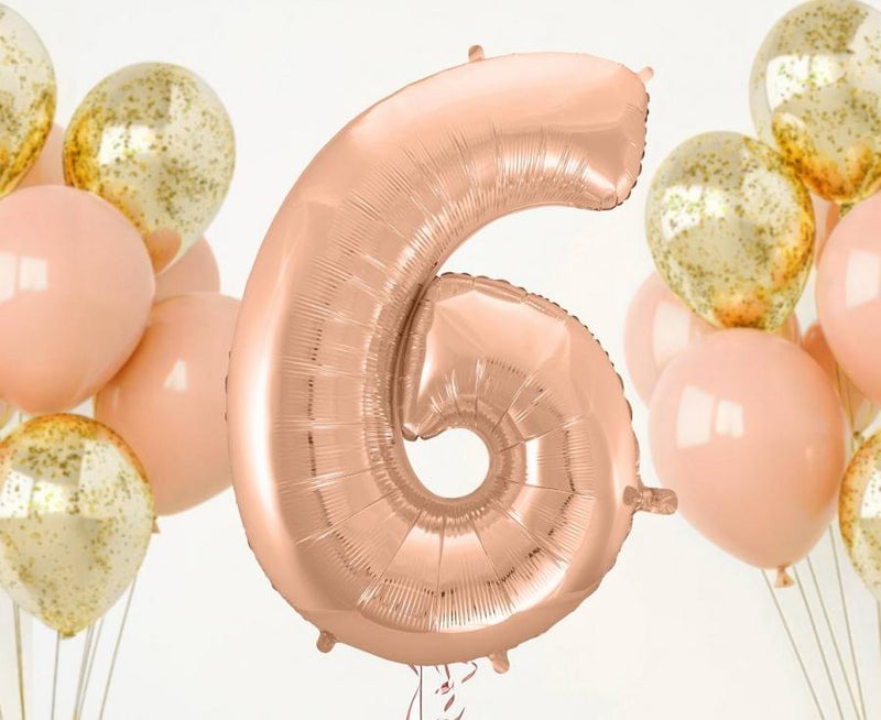 Folionumeropallo 6-ruusukulta 92cm