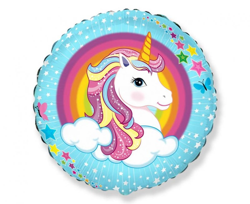 Foliopallo - Yksisarvinen 45cm