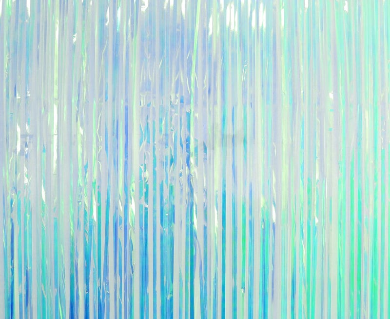 Koristeverho Iridescent sininen 100x200cm