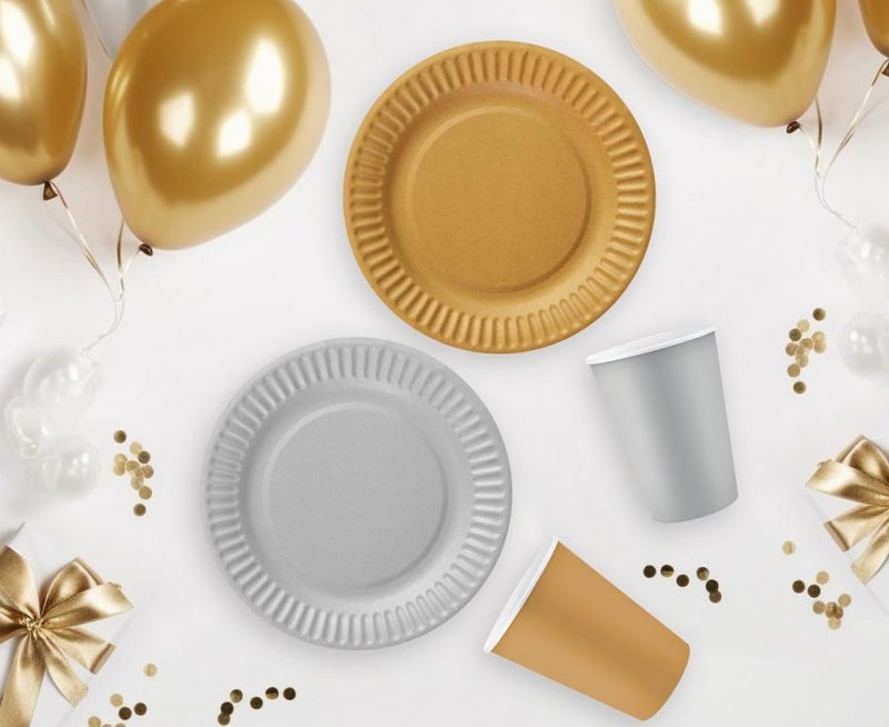 Pahvimuki hopea 250ml 6kpl